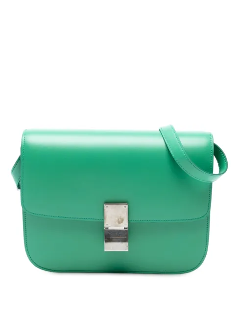 Celine Pre-Owned 2017 Medium Calfskin Classic Box crossbody bag