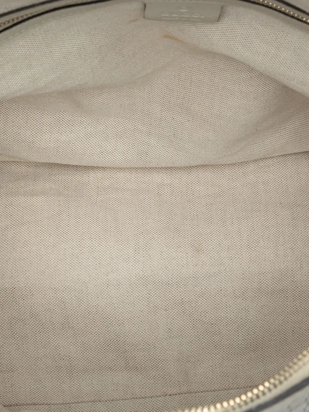 GUCCI Pre-owned 2016-2025 Large Microssima Nice Dome Top Handle Bag Tote Bag In White