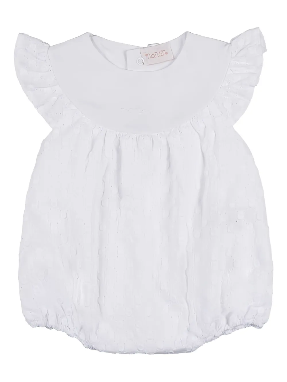 Nanán Ruffled-trim Body In White