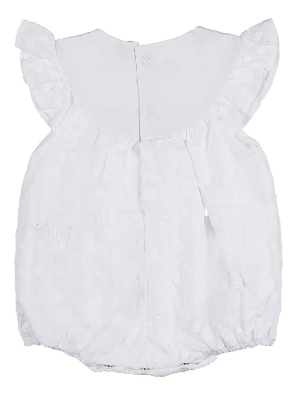 NANAN ruffled-trim body - Wit