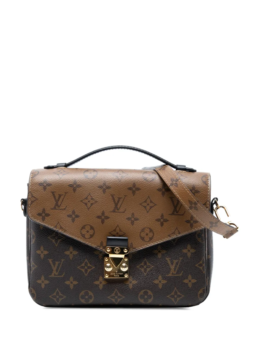 Louis Vuitton Pre-Owned 2018 モノグラム リバース ポシェット メティス サッチェルバッグ - ブラウン Louis Vuitton Pre-Owned 2018 モノグラム リバース ポシェット メティス サッチェルバッグ - ブラウン