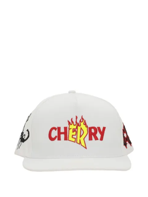 Cherry World logo-embroidered cap