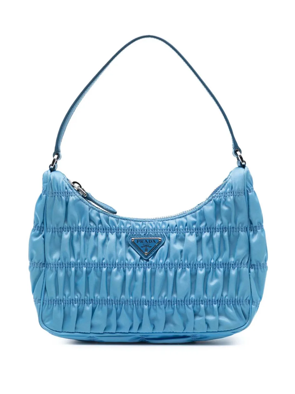 Prada Pre-Owned bolsa de hombro Tessuto Gaufre Re Edition 2019-2025 | azul | Image 1