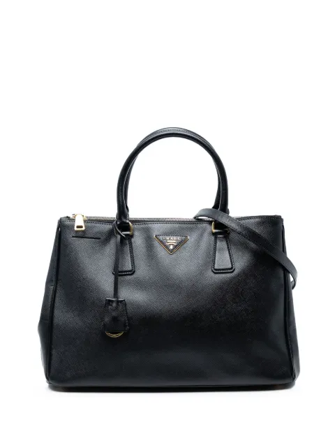 Prada Pre-Owned 2010-2025 Medium Saffiano Lux Galleria Double Zip satchel