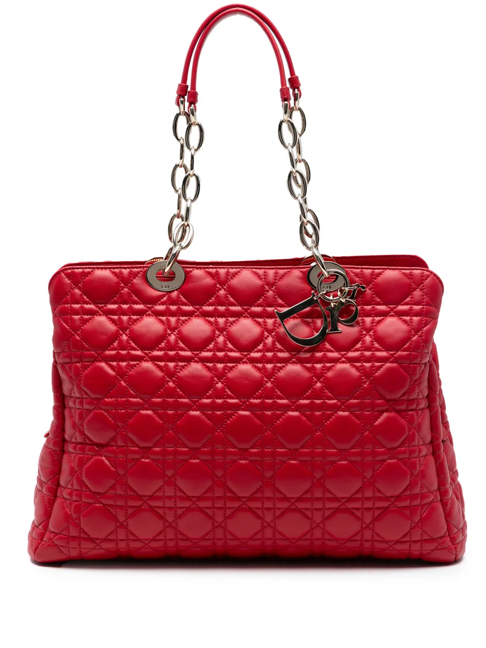 Christian Dior Pre-Owned 2014 ラージ ラムスキン カナージュ ソフト ジップ レディ ディオール ショッピング Christian Dior Pre-Owned 2014 ラージ ラムスキン カナージュ ソフト ジップ レディ ディオール ショッピング