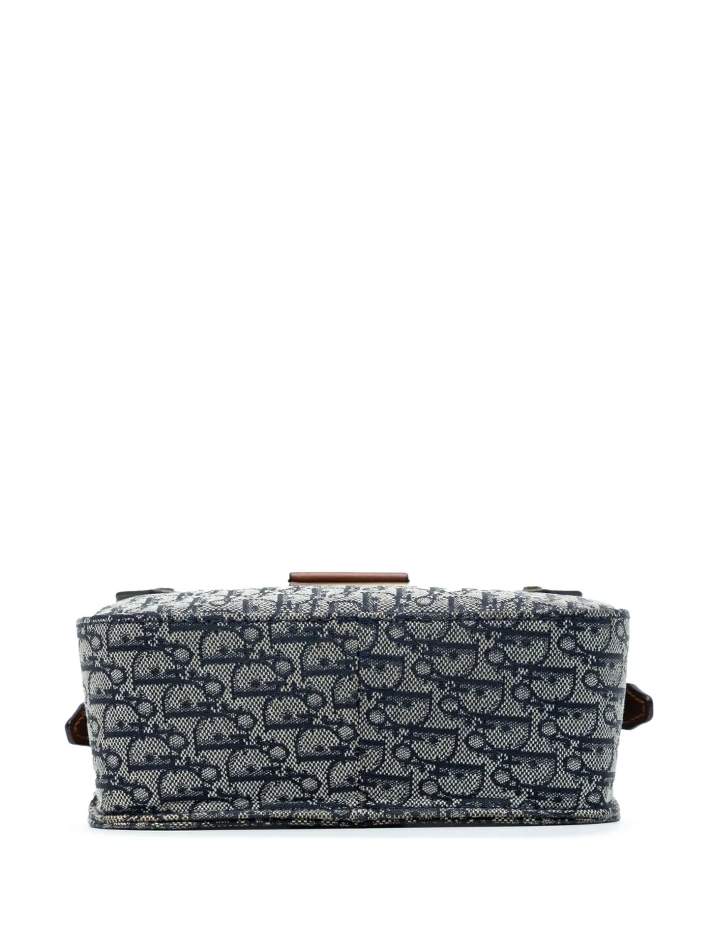 Pre-owned Dior 2003 Issimo Trotter Canvas Street Chic Crossbody Bag In Blue