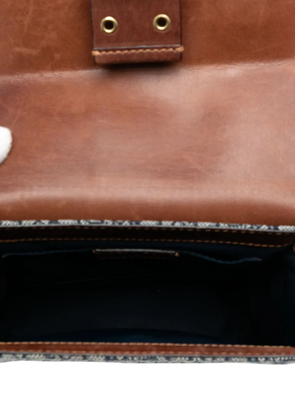 Pre-owned Dior 2003 Issimo Trotter Canvas Street Chic Crossbody Bag In Blue