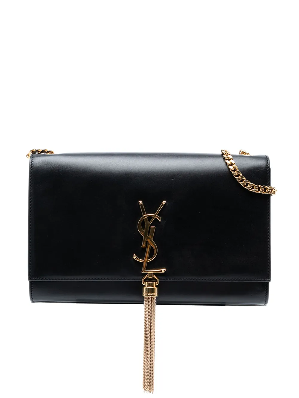 Saint Laurent Pre-Owned 2014 ミディアム スムースカーフ クラシック モノグラム ケイト タッセル Saint Laurent Pre-Owned 2014 ミディアム スムースカーフ クラシック モノグラム ケイト タッセル