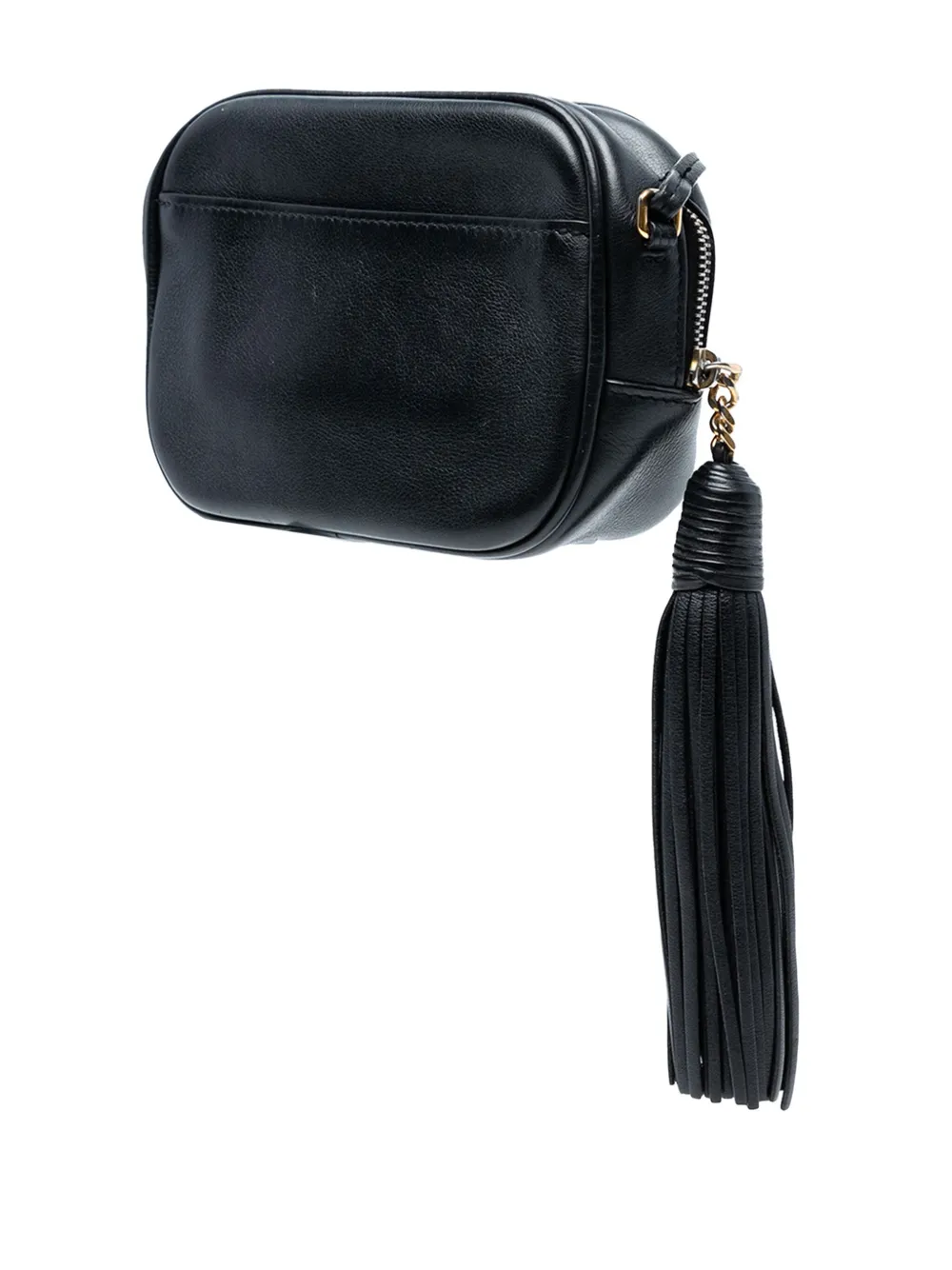 SAINT LAURENT Pre-owned 2019 Calfskin Monogram Blogger Bag Crossbody Bag In Black