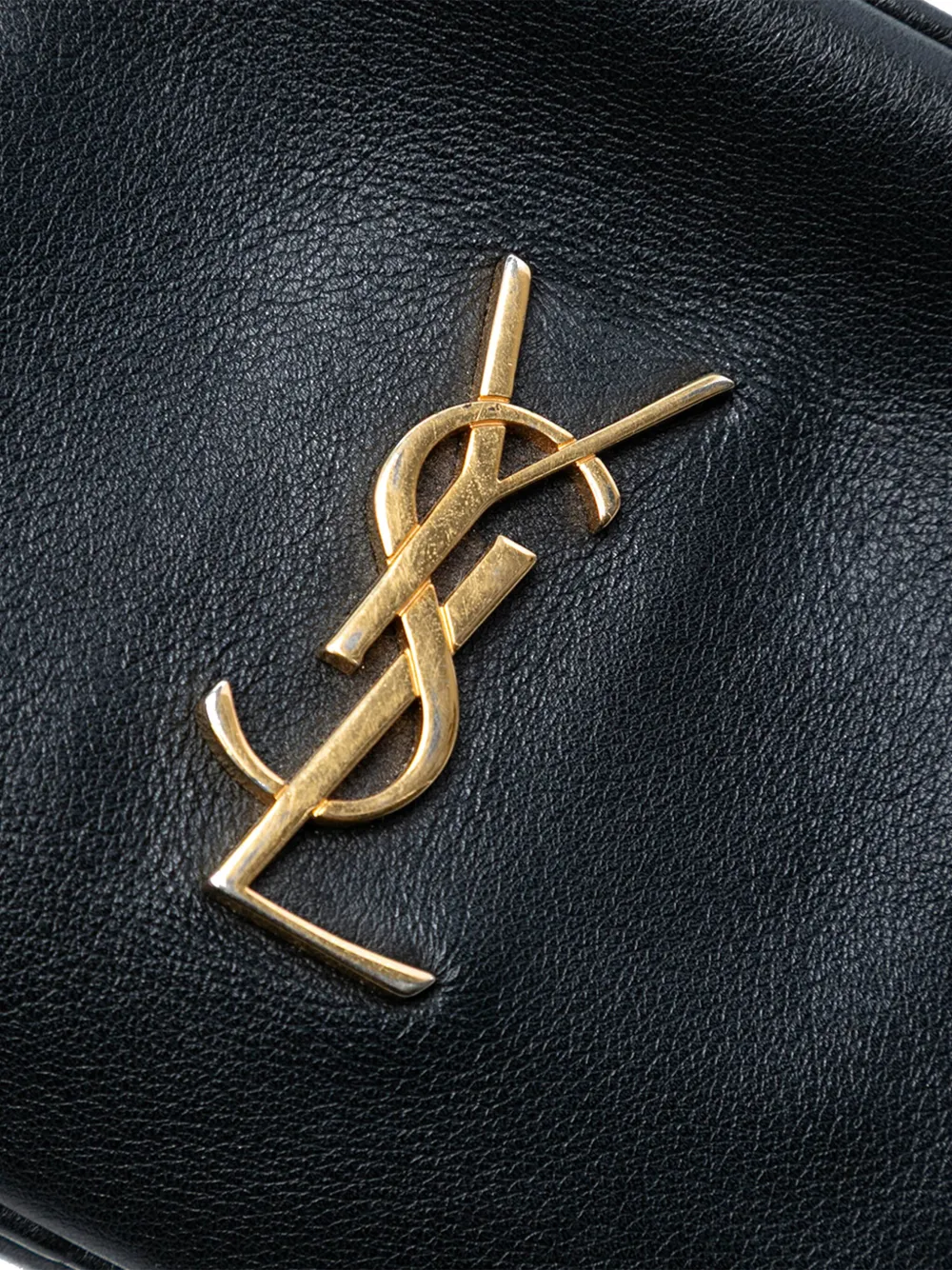 SAINT LAURENT Pre-owned 2019 Calfskin Monogram Blogger Bag Crossbody Bag In Black