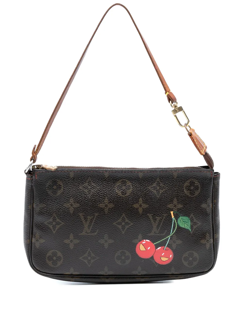 Louis Vuitton Pre-Owned 2005 村上隆 モノグラム チェリー ポシェット アクセソワール ショルダーバッグ - Louis Vuitton Pre-Owned 2005 村上隆 モノグラム チェリー ポシェット アクセソワール ショルダーバッグ -