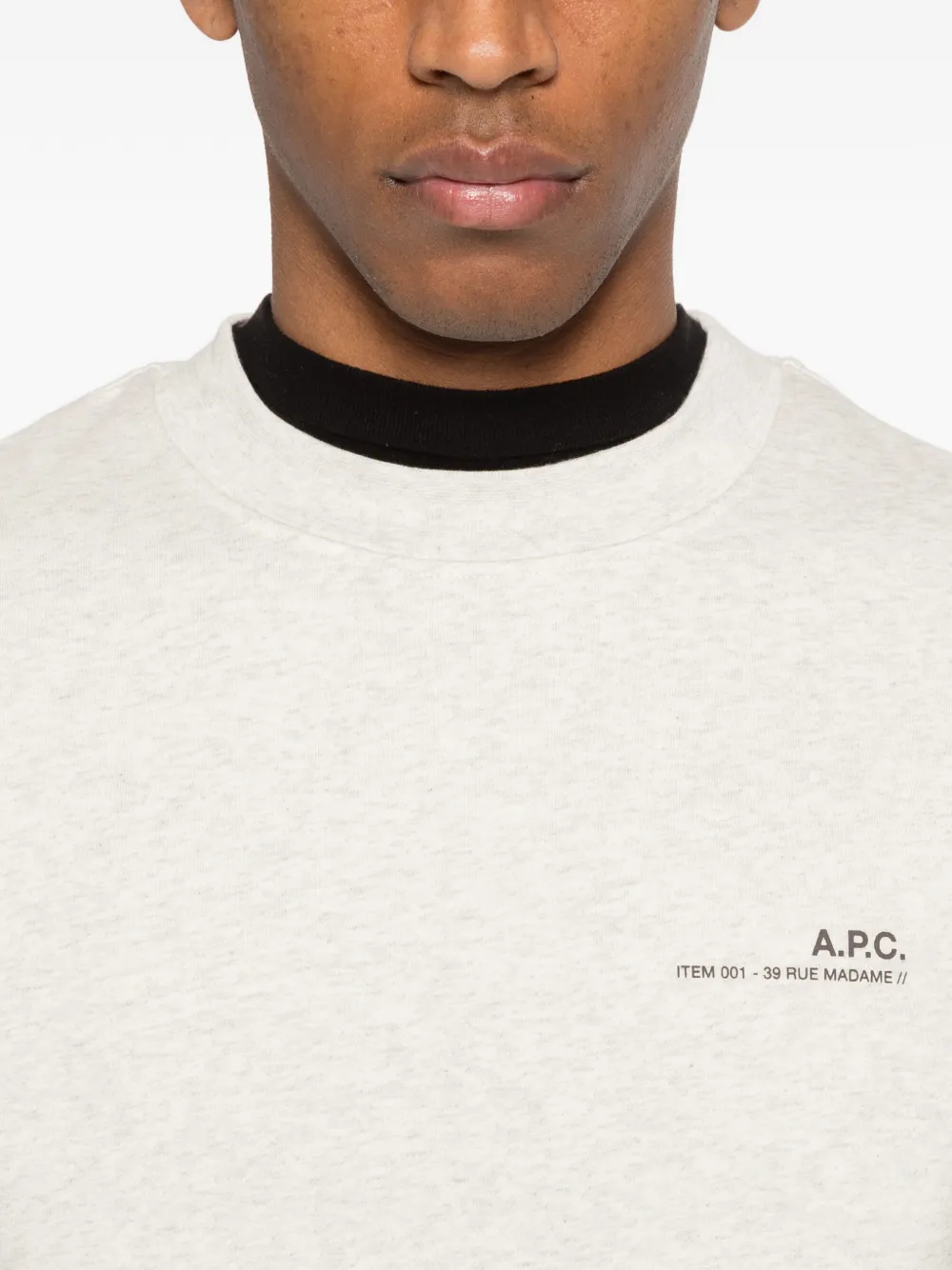 A.P.C. Sweater met ronde hals Beige