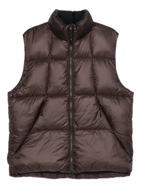 Goldwin zip-puffer waistcoat