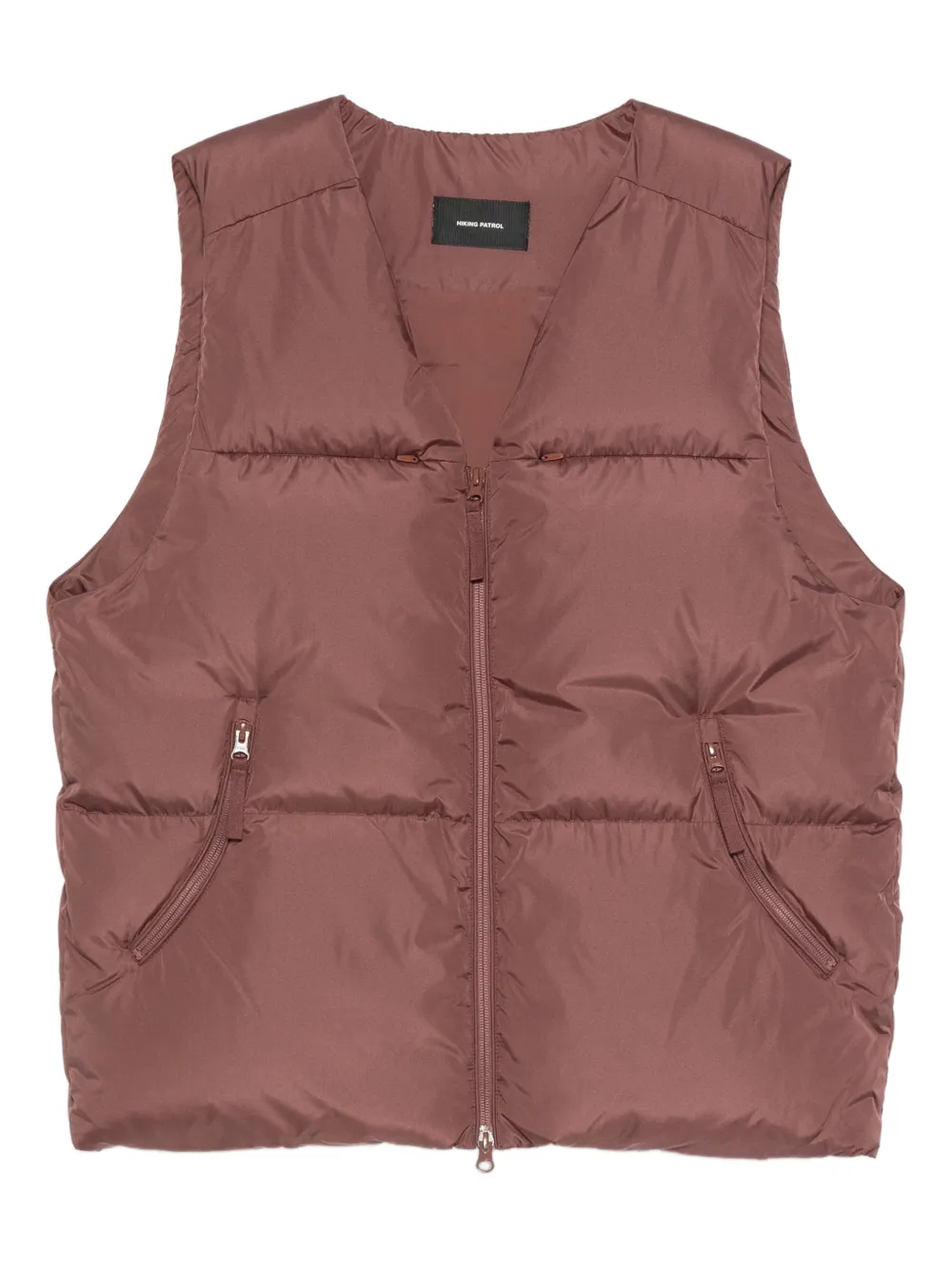Hiking Patrol Element Zip-up Gilet In Red