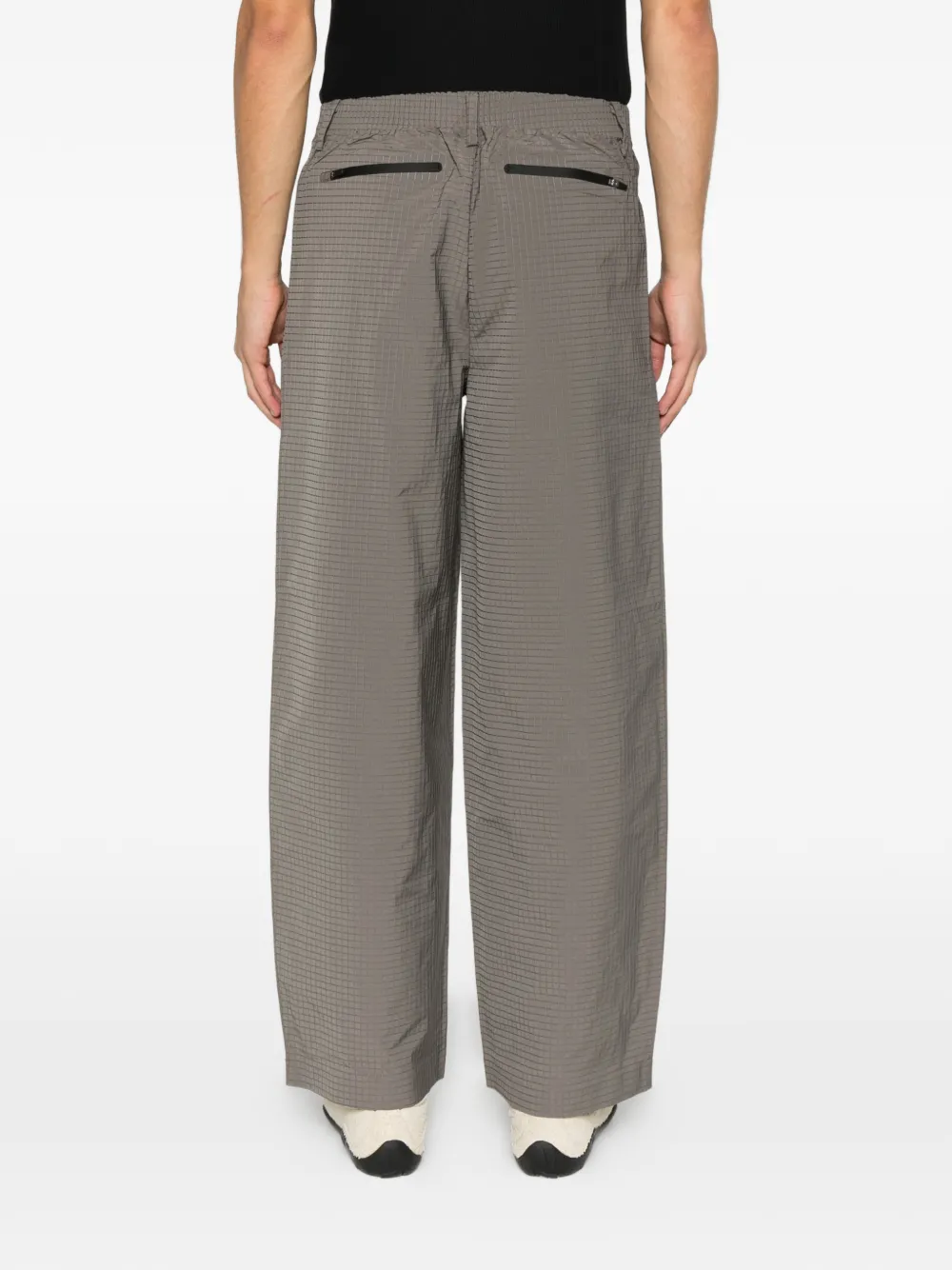 Hiking Patrol Waypoint Zipped-textured Trousers In Brown