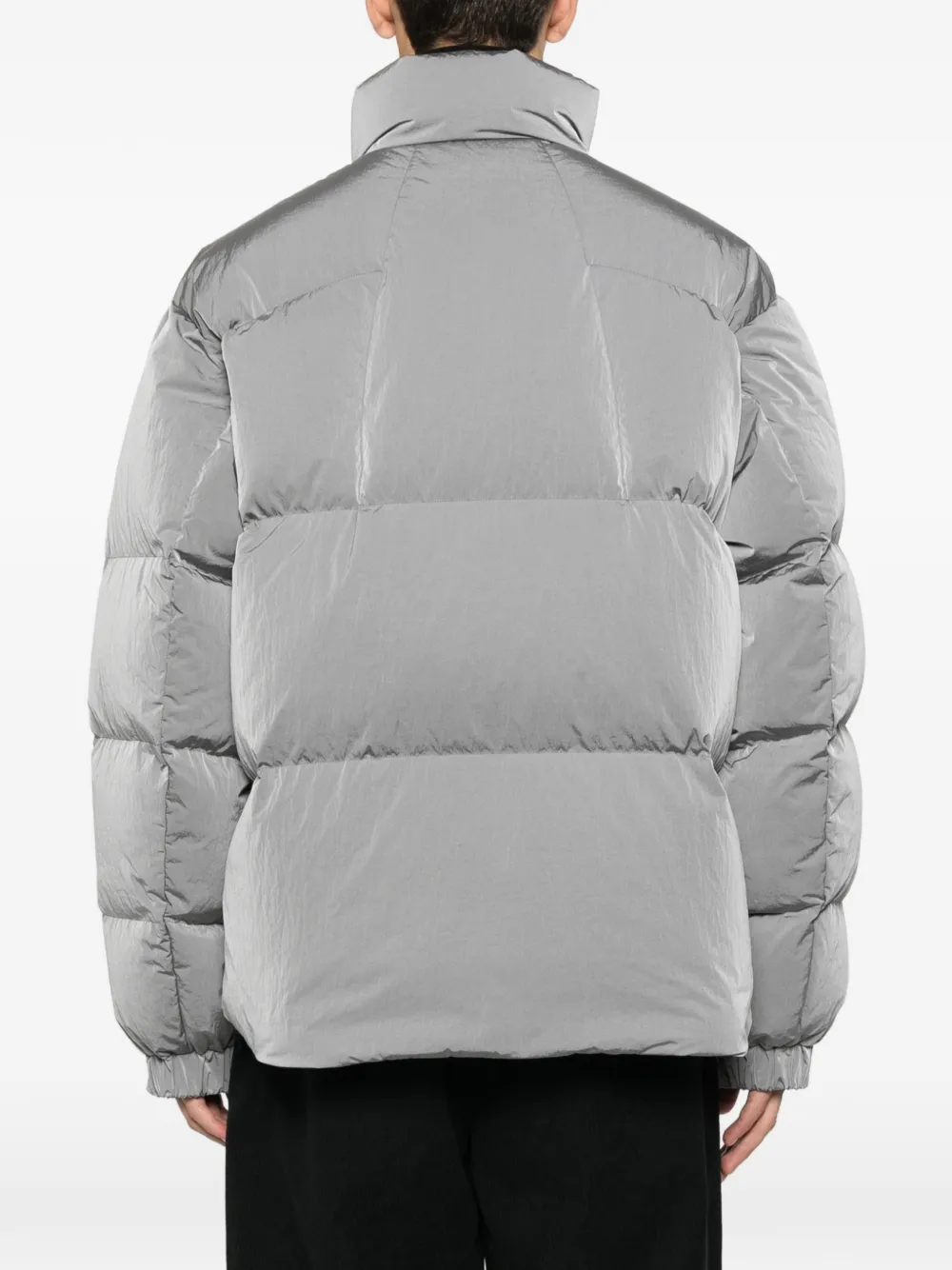 Goldwin Dope Ripple dyed padded-zipped jacket Grijs