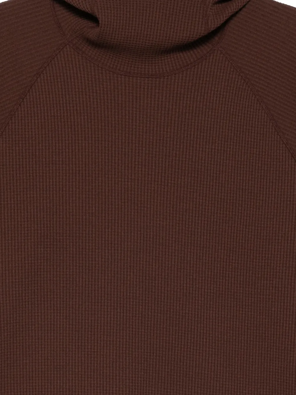  Goldwin Wf Light Long-sleeve Hoodie - Brown 
