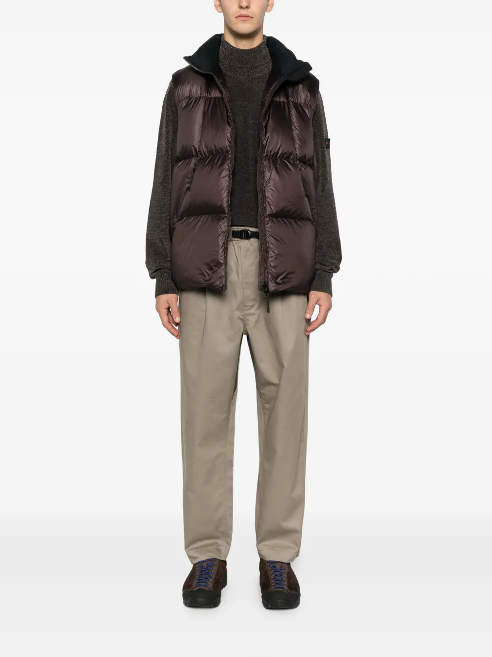 Goldwin Twill Easy belted trousers - Bruin