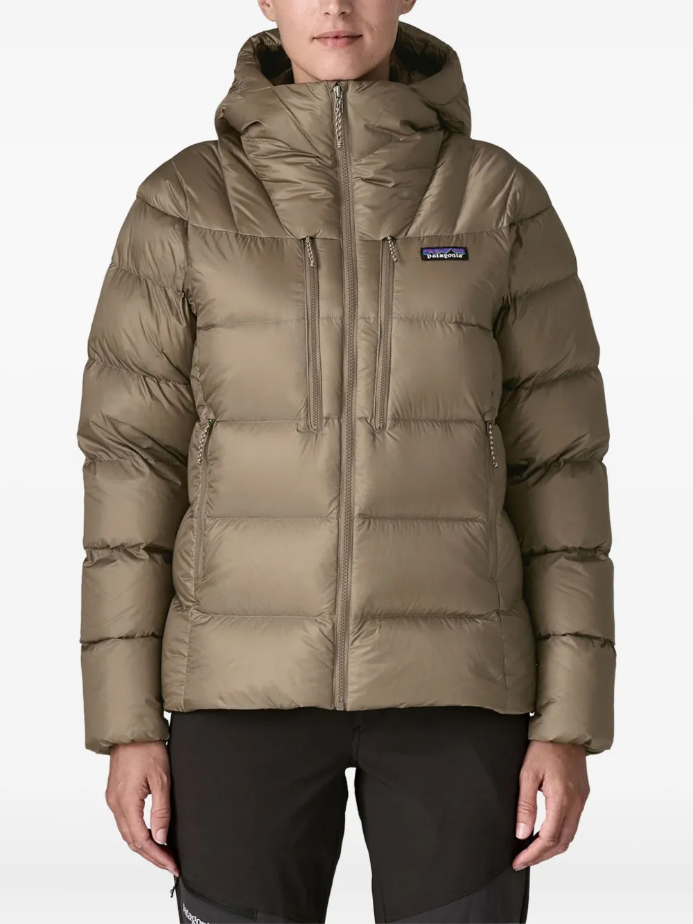 Patagonia Donsjack met capuchon Beige