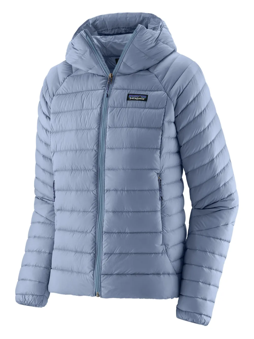 Patagonia x Down Sweater & trade; hooded quilted jacket - ブルー