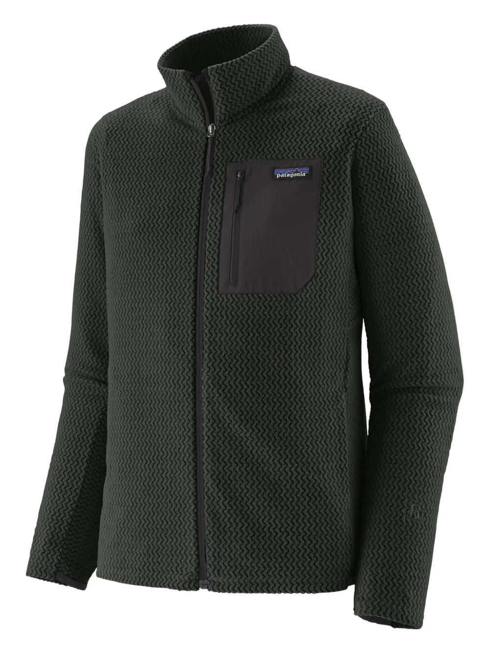 Patagonia x R1® Air Fleece zip pocket jacket - グリーン