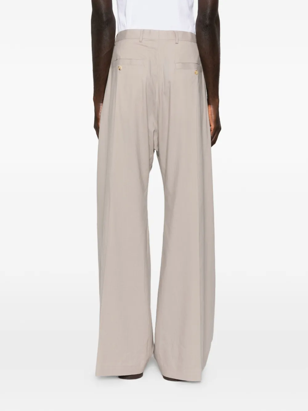 Rick Owens Belas broek met ritsdetail Beige