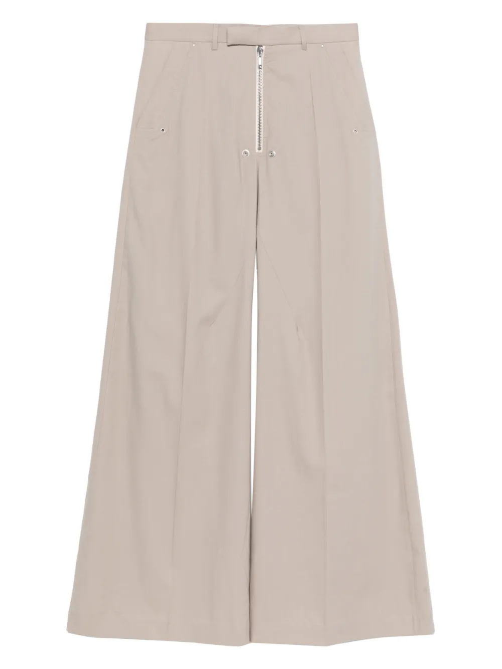 Rick Owens Belas zip-detail trousers | Neutrals | Image 1