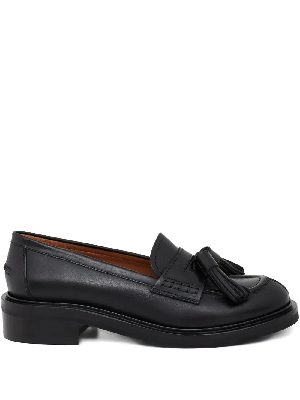 Atp Atelier Albaredo Tassel Round-toe Loafers In Black