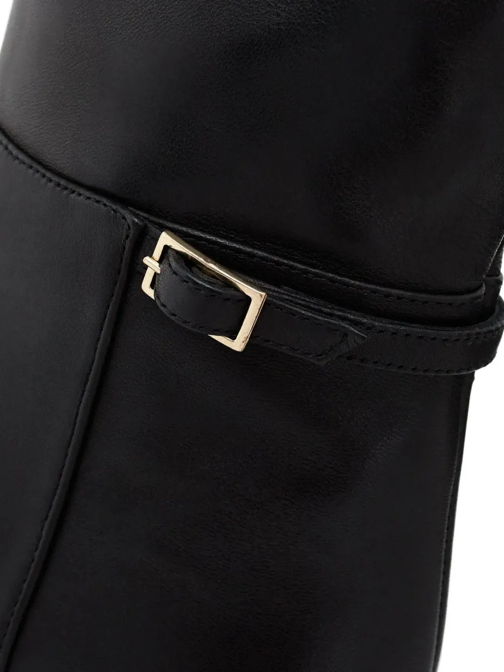 Atp Atelier Barzio Pointed Strap Boots In Black