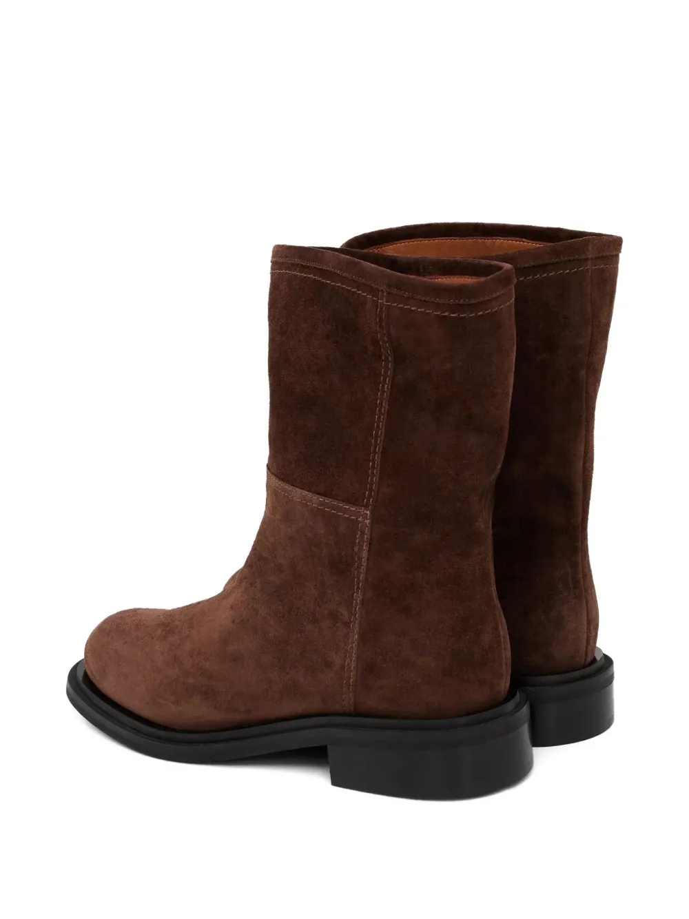 Atp Atelier Sirone Round-toe Boots In Brown