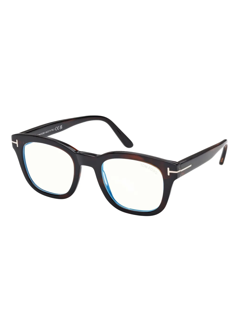TOM FORD Eyewear Bril met vierkant montuur Bruin