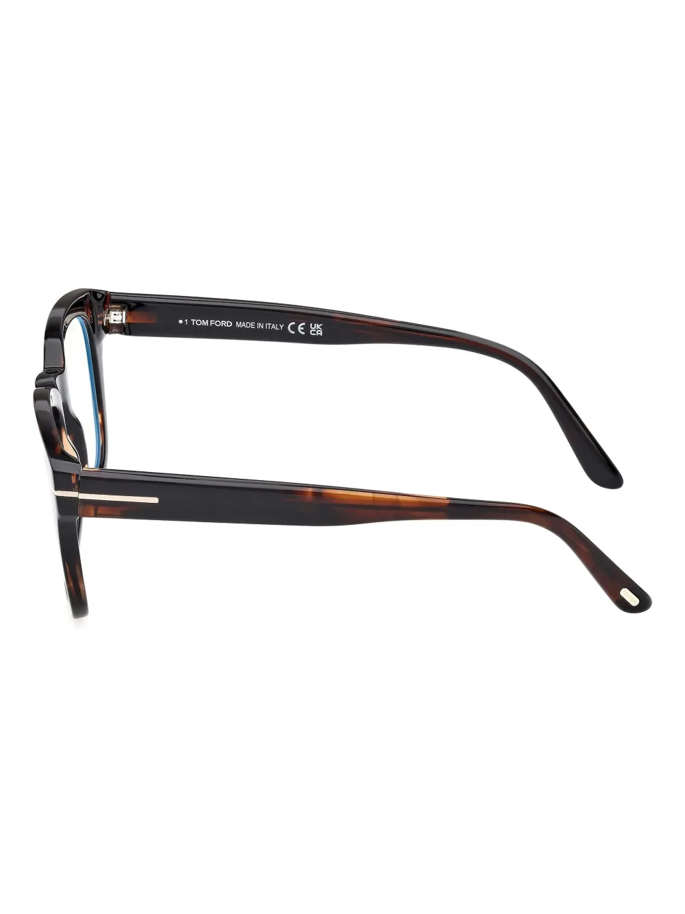 TOM FORD Eyewear Bril met vierkant montuur Bruin