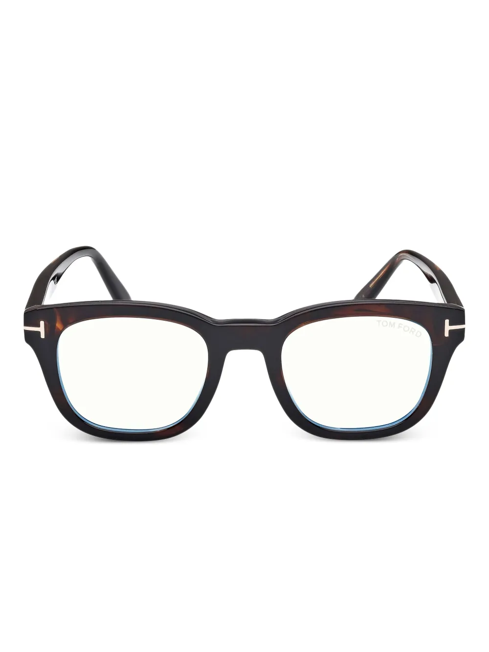 TOM FORD Eyewear square-frame glasses - Marrone