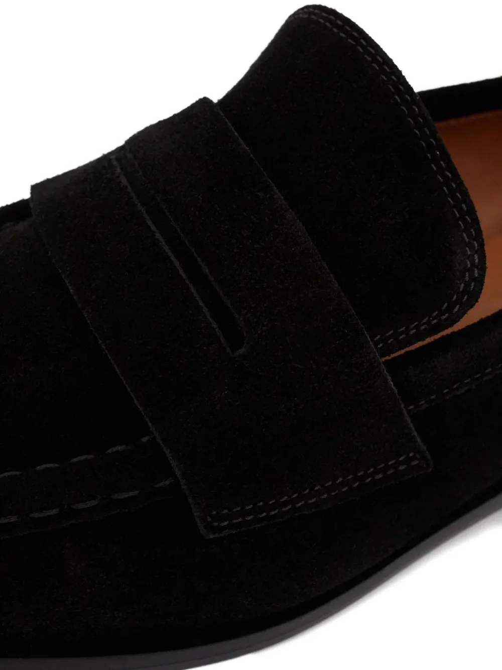 Atp Atelier Airola Almond-toe Loafers In Black