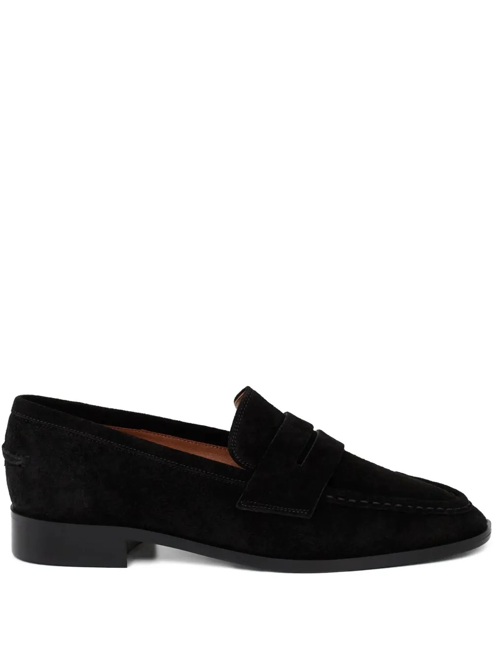 Atp Atelier Airola Almond-toe Loafers In Black