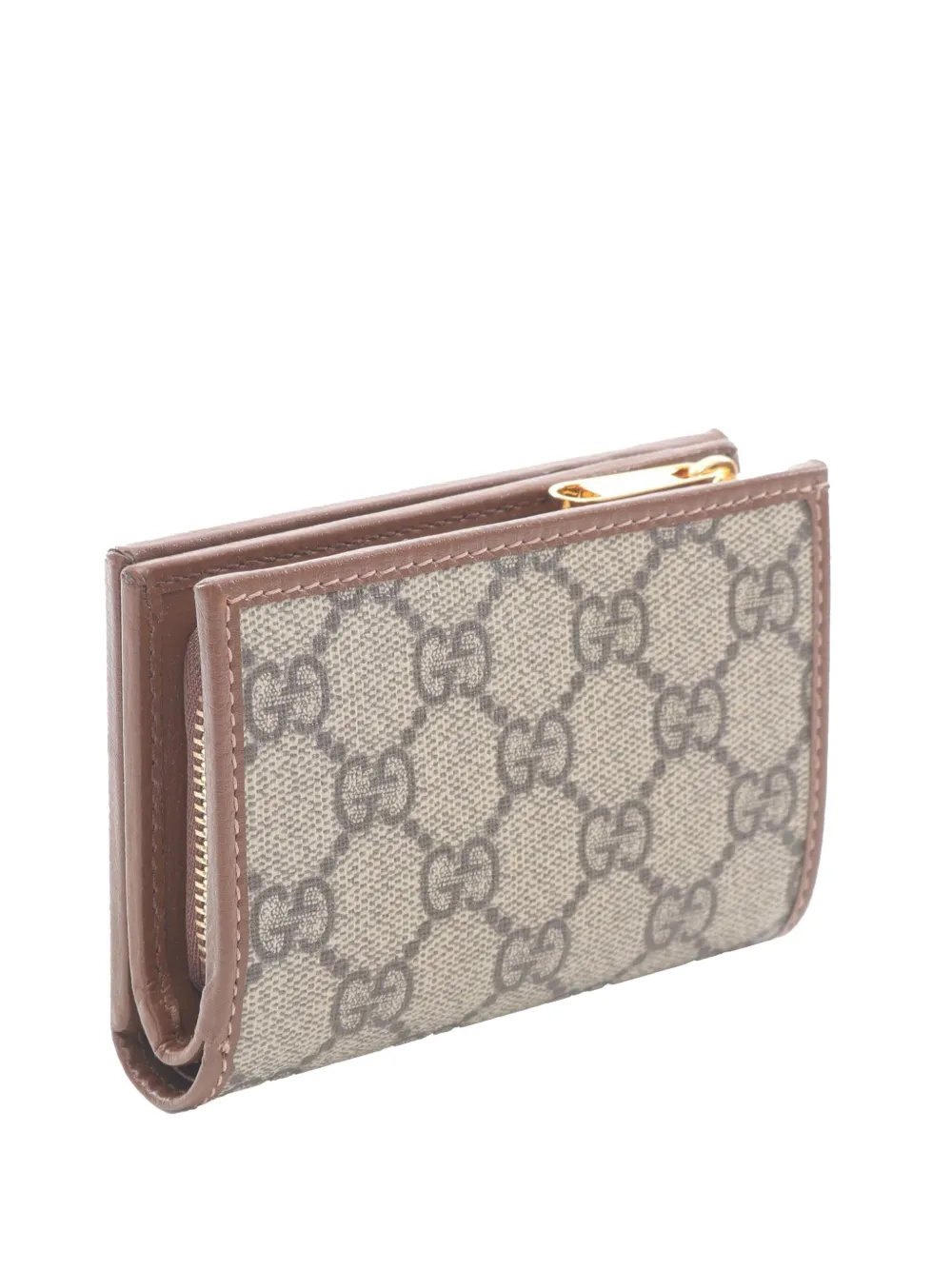 Gucci Pre-Owned 2016-2025 GG Supreme Horsebit 1955 Card Case Wallet small wallets | Image 2