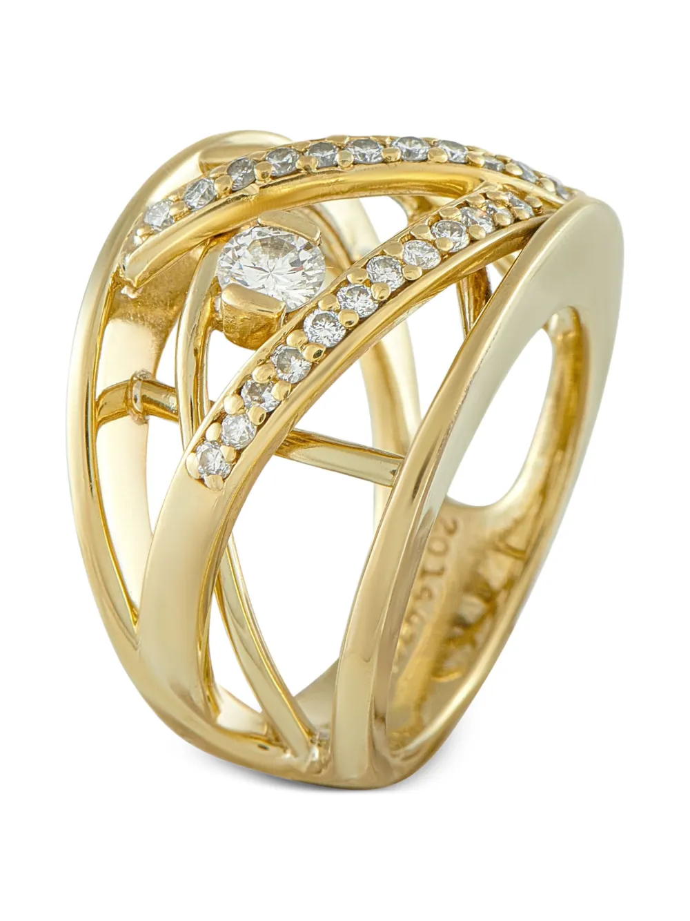 Jose Hess anillo en oro amarillo de 18kt con diamante | Image 2