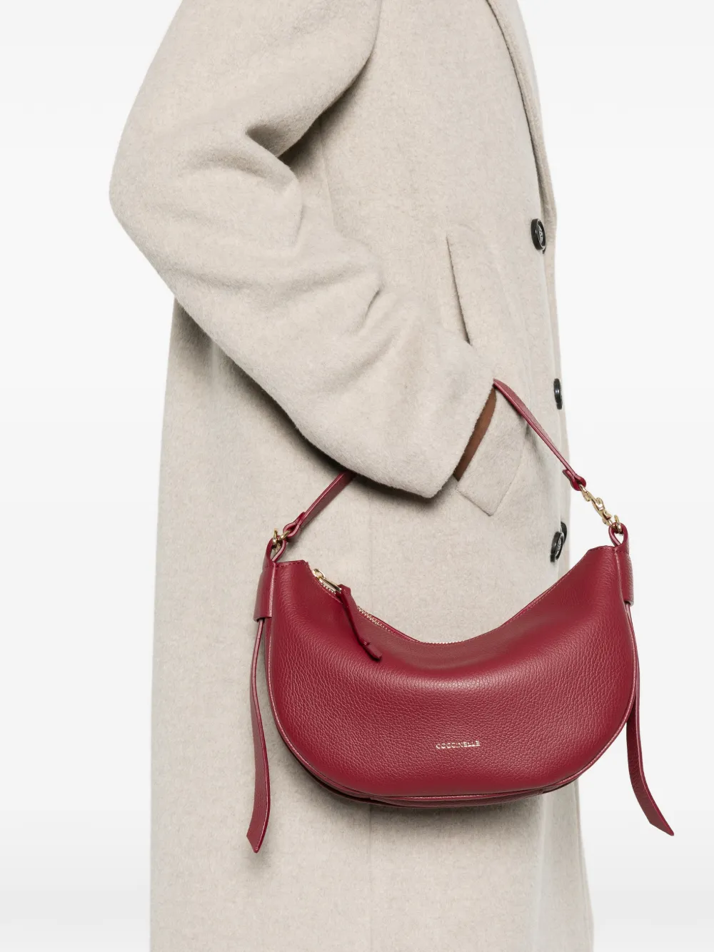Coccinelle Leren shopper - Rood