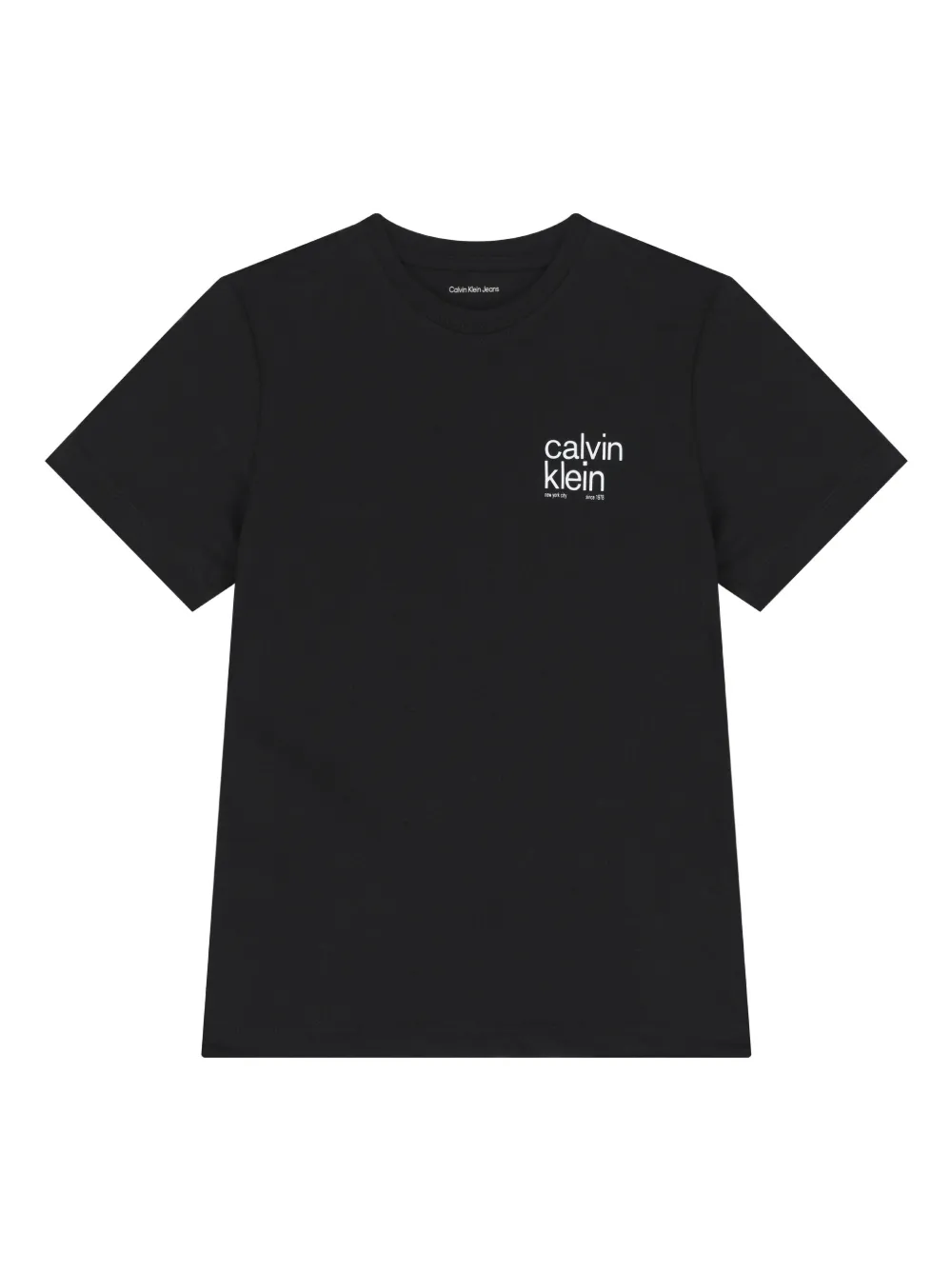 Calvin Klein Kids logo-detail T-shirt - Nero