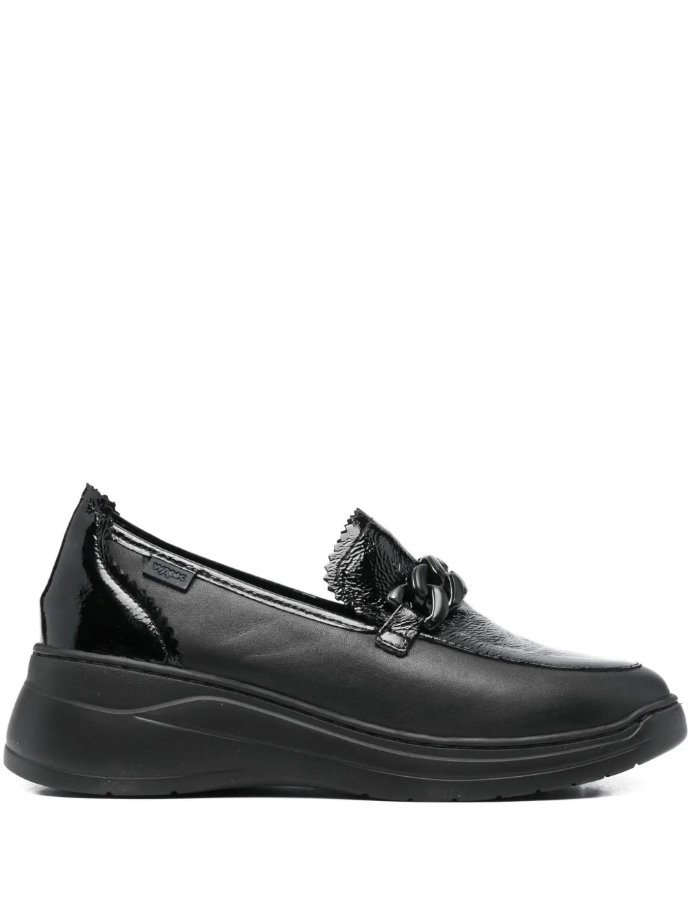 Melluso Chain-embellishment Loafers In Black