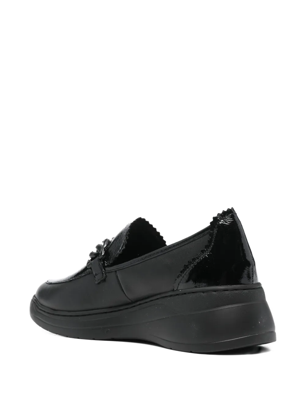 Melluso Chain-embellishment Loafers In Black