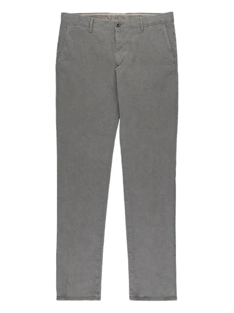 slowear mélange-effect tailored trousers