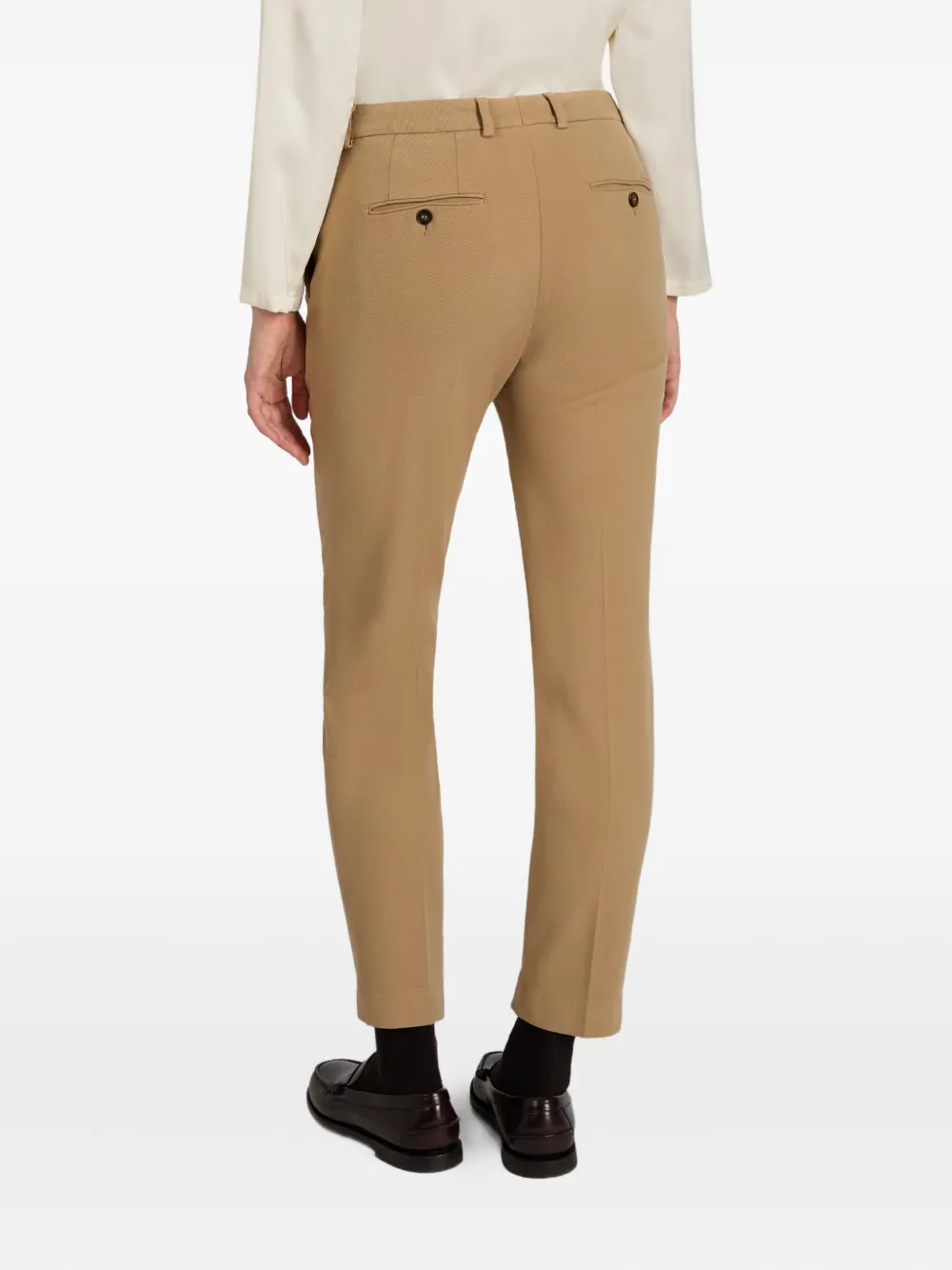 Slowear Pleat-detail Tailored Trousers In Brown
