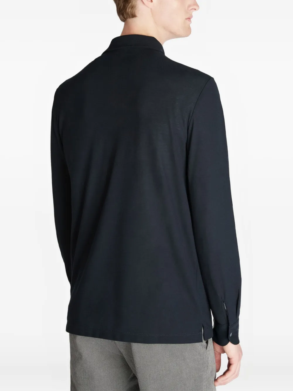 slowear Poloshirt met lange mouwen Blauw