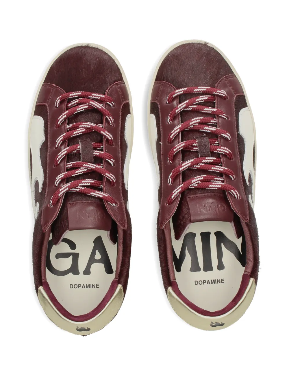 Gamin Flame-patch Sneakers In Brown