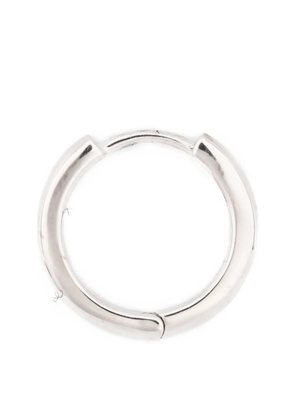 MATTEO hinged-fastenig hoop earring - Argento