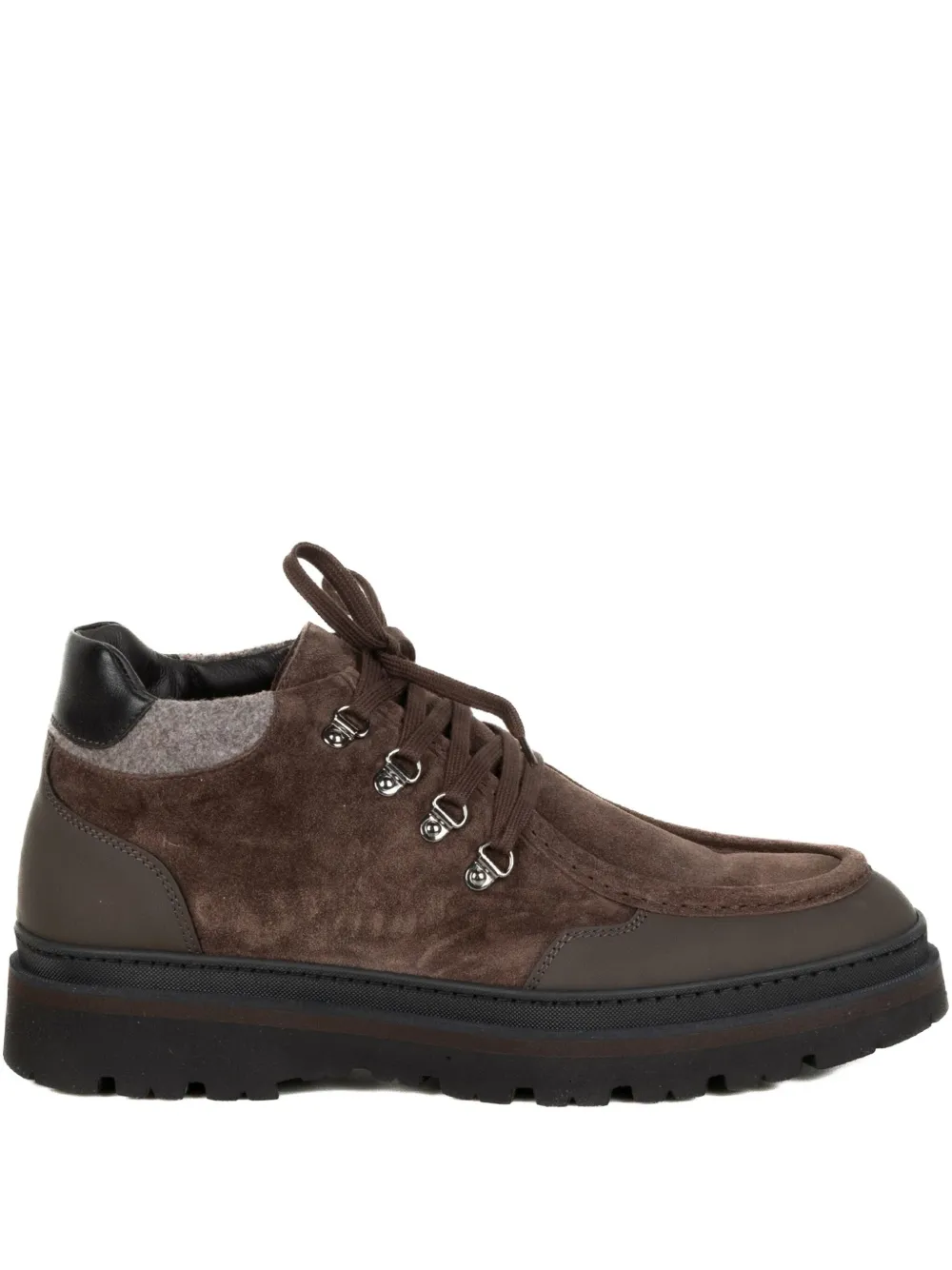 a.testoni lace-up boots | Brown | Image 1