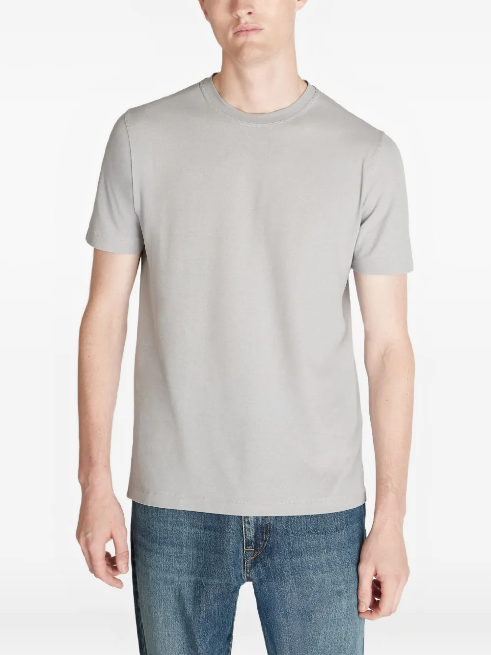 slowear Katoenen T-shirt Grijs