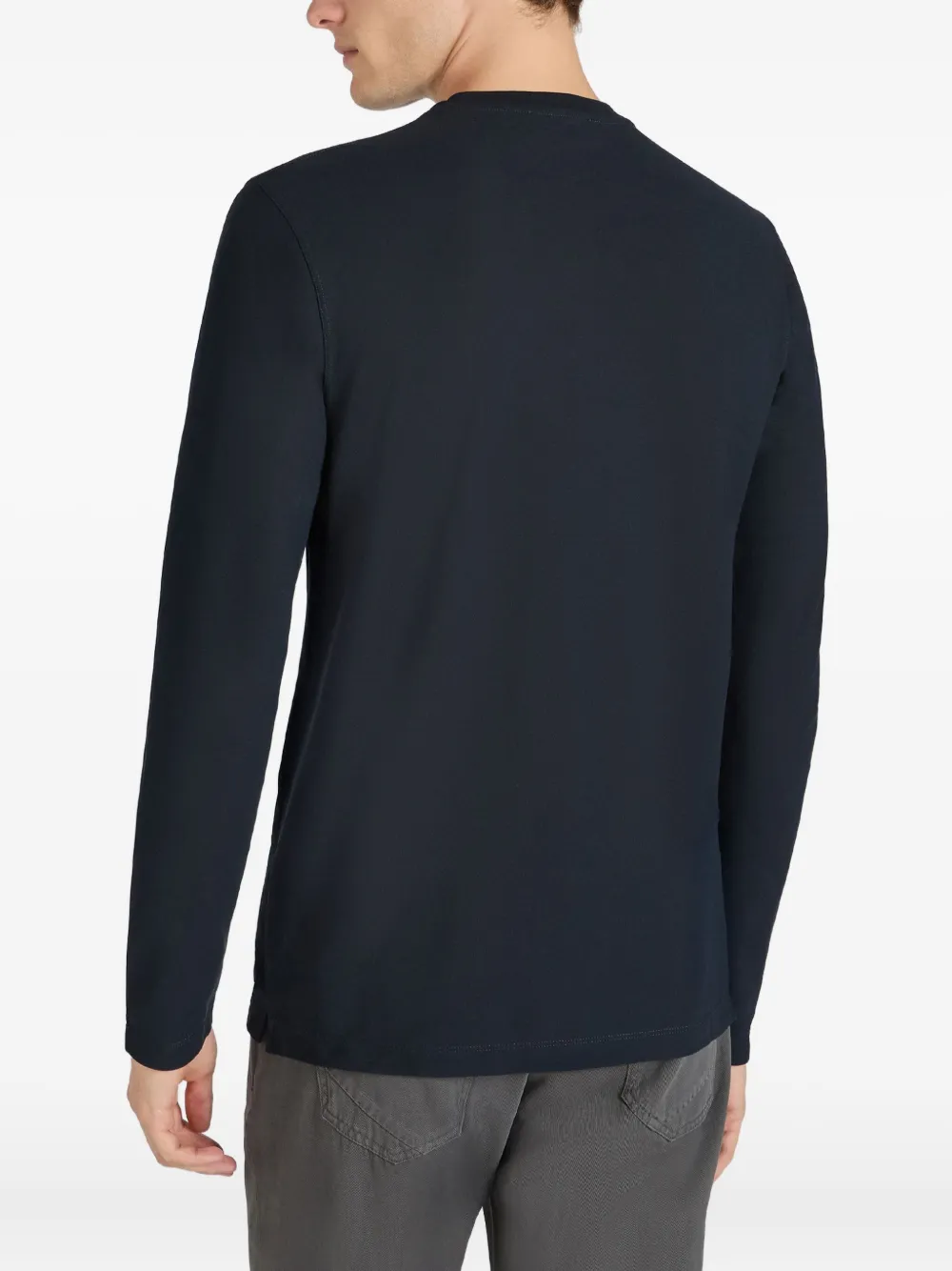 slowear T-shirt met ronde hals Blauw