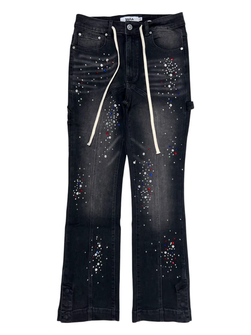 duaa Guidance embellished jeans | Black | Image 1
